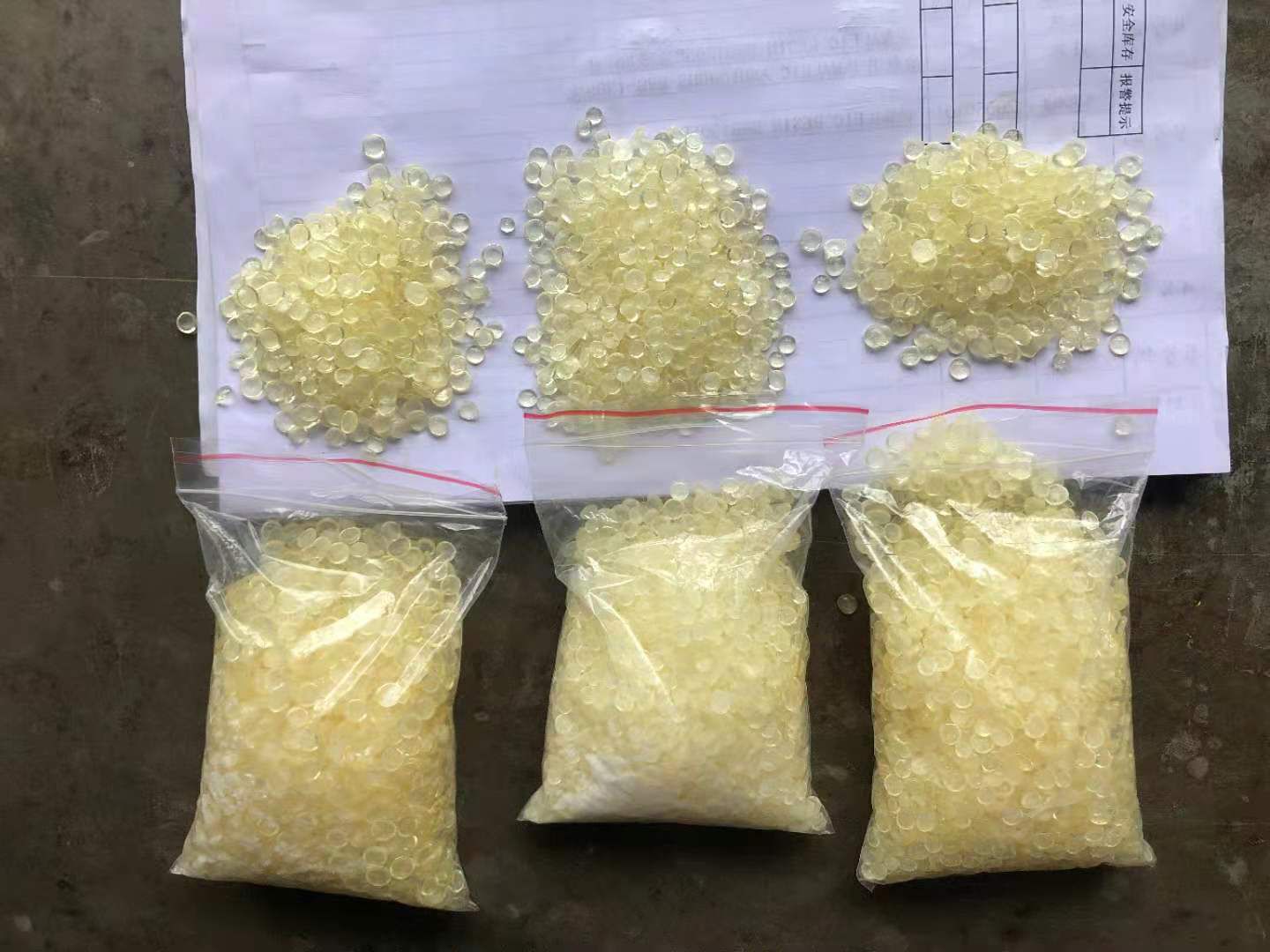 থার্মোপ্লাস্টিক রোড পেইন্টের জন্য হাই সফটেনিং পয়েন্ট রোজিন
